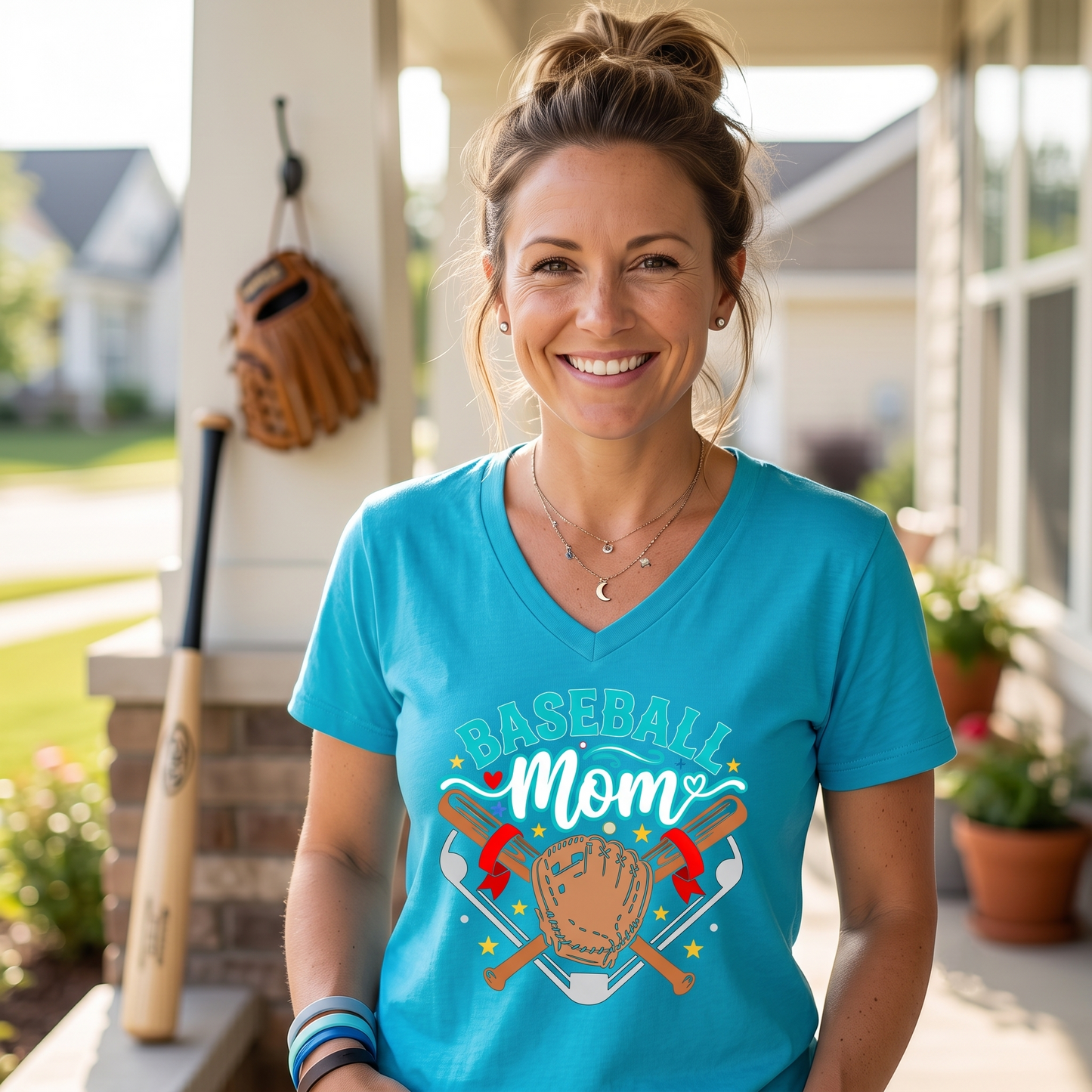Baseball Mom T shirt